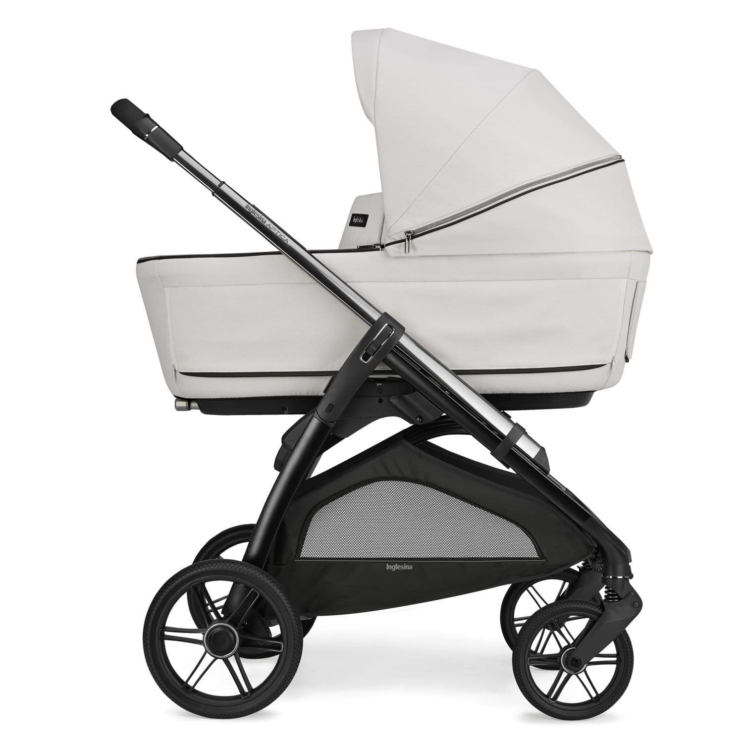 INGLESINA Καρότσι 3 Σε 1 Aptica System Quattro Darwin Infant Opal Ivory-Litio Black