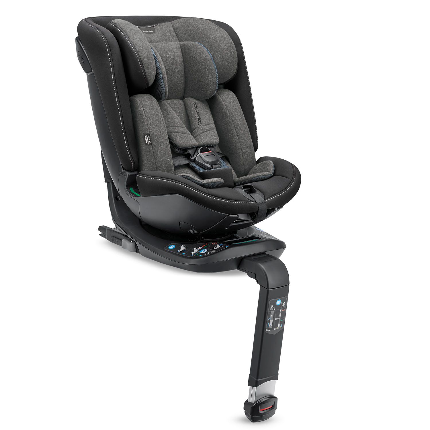 INGLESINA Κάθισμα Αυτοκινήτου Isofix i-Size Copernico 360° Vulcan Black (40-145cm)