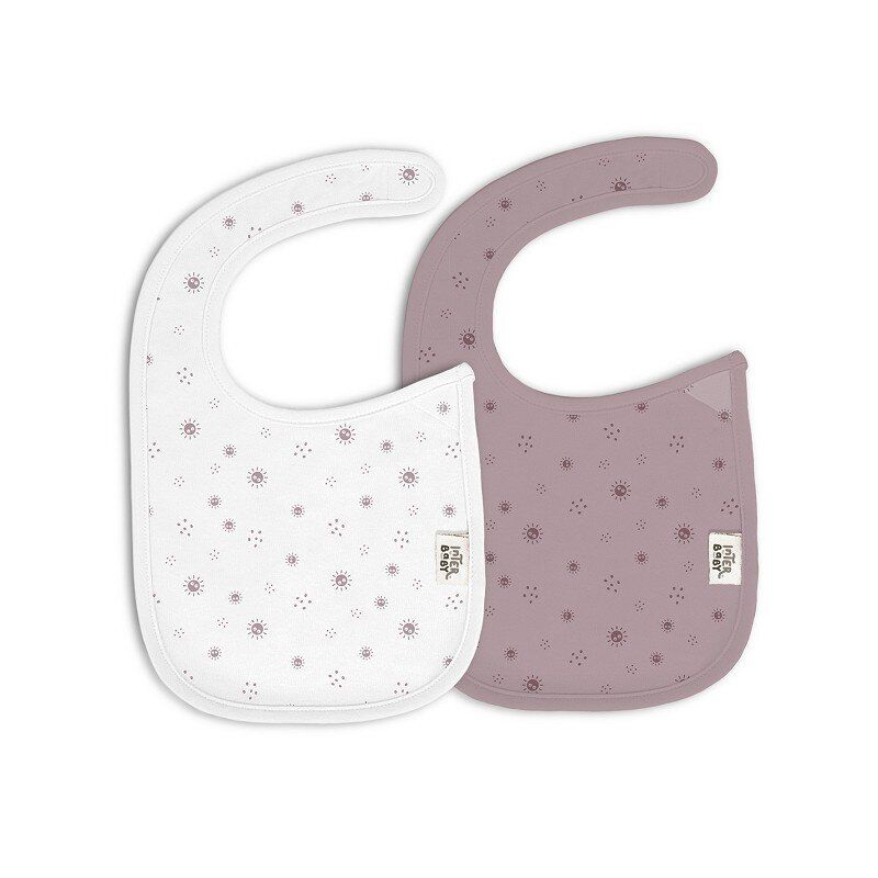 INTERBABY Σετ Βρεφικές Αδιάβροχες Σαλιάρες Bamboo Duendes Del Polvo Pink (0+ μηνών)