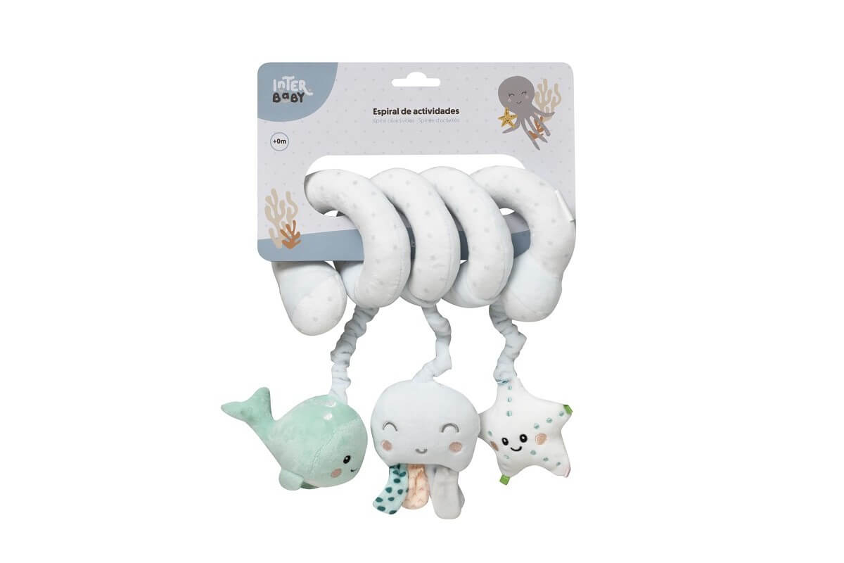 INTERBABY Βρεφικό Παιχνίδι Οριζόντιο Σπιράλ Octopus