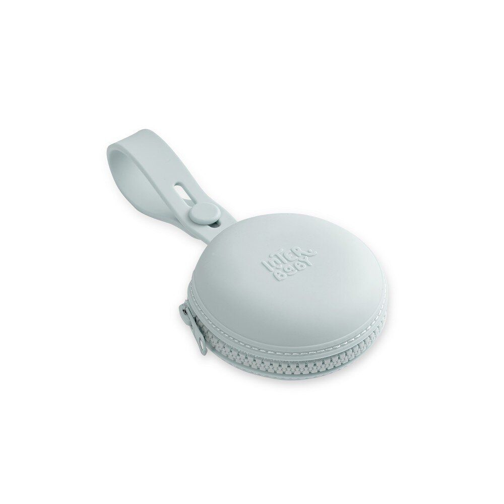 INTERBABY Θήκη Για Πιπίλες Από Σιλικόνη Με Κλείσιμο Φερμουάρ Azul