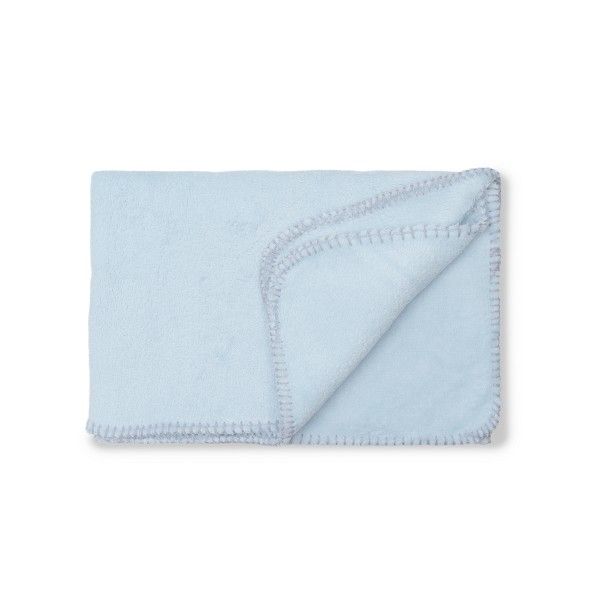 INTERBABY Fleece Κουβέρτα Αγκαλιάς Bear Blue (80×110cm)