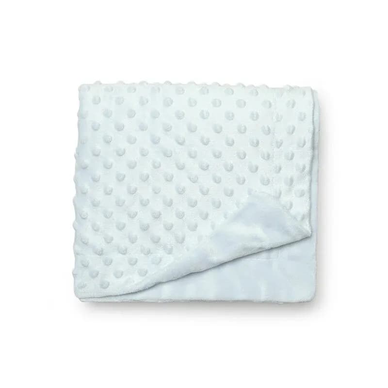 INTERBABY Βελουτέ Κουβέρτα Αγκαλιάς Coral Fleece Verde