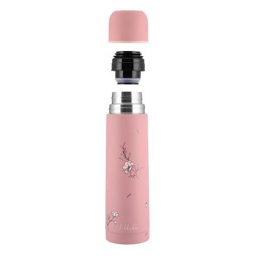 KIKKA BOO Ανοξείδωτος Θερμός Υγρών Για Μωρά Flora Blush 500ml