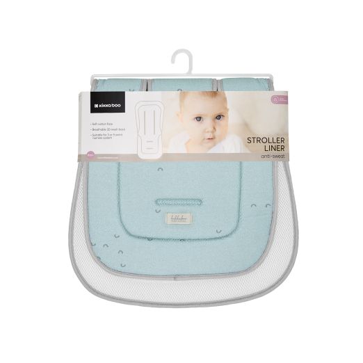 KIKKA BOO Αντιιδρωτικό Κάλυμμα Καροτσιού Stripy Friends