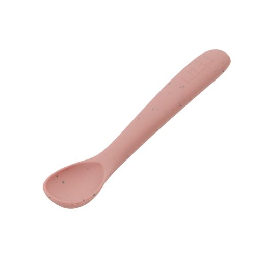 KIKKA BOO Βρεφικό Κουταλάκι Σιλικόνης Για Μωρά Platinum Blush (6+ μηνών)