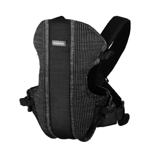 KIKKA BOO Μάρσιπο Gwen Fly Knit Black (0-9 kg)