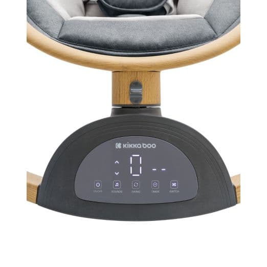 KIKKA BOO Ηλεκτρικό Ρηλάξ Bluetooth Ashlee Dark Grey (0-9 kg)