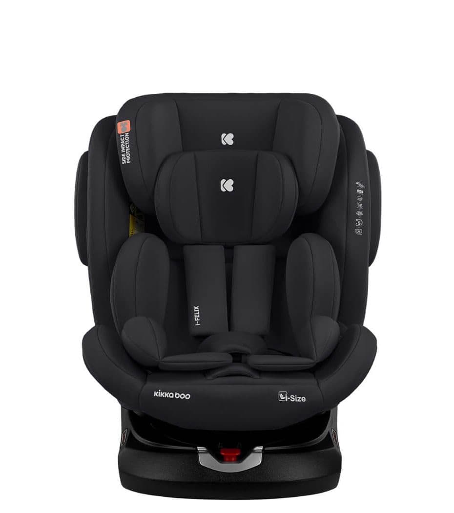KIKKA BOO Κάθισμα Αυτοκινήτου Isofix i-Size i-Felix Black (40-150cm)