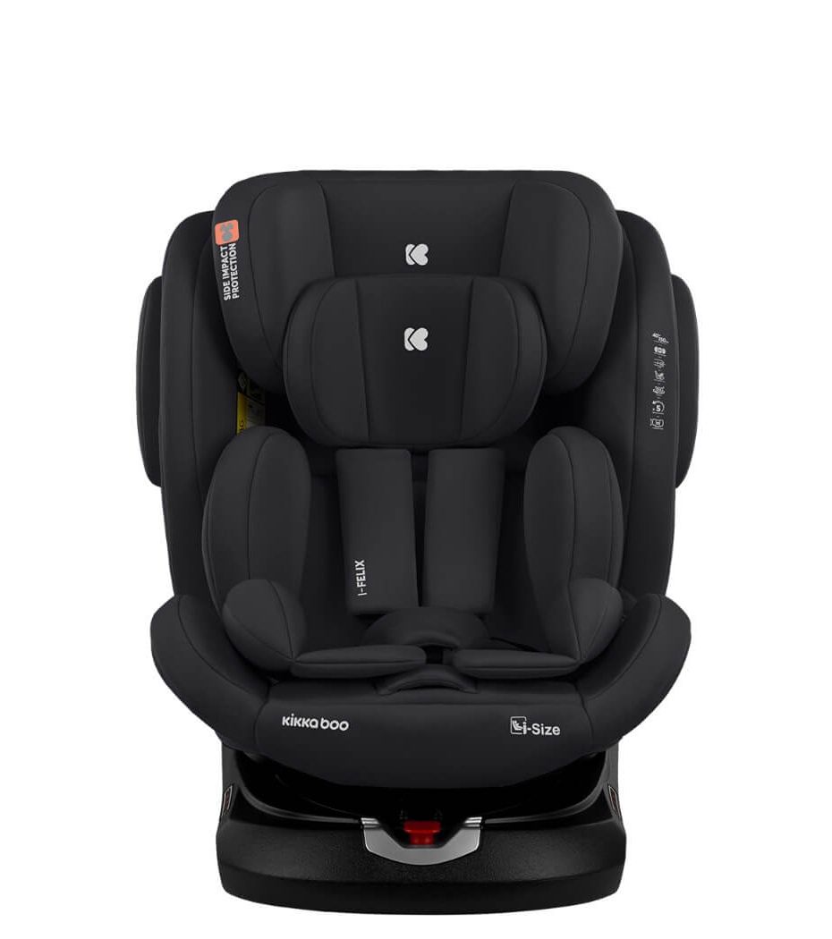 KIKKA BOO Κάθισμα Αυτοκινήτου Isofix i-Size i-Felix Black (40-150cm)