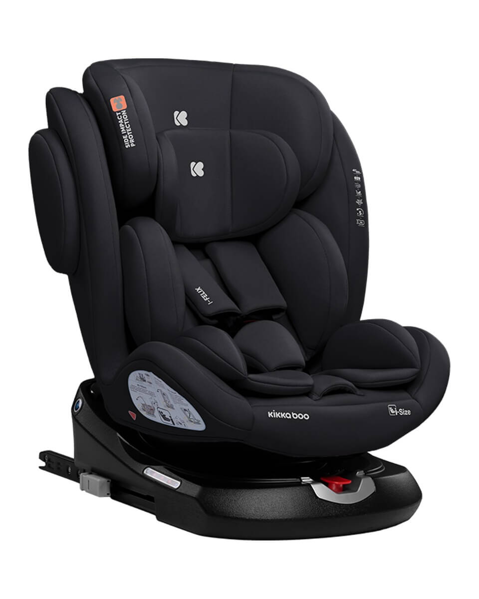 KIKKA BOO Κάθισμα Αυτοκινήτου Isofix i-Size i-Felix Black (40-150cm)