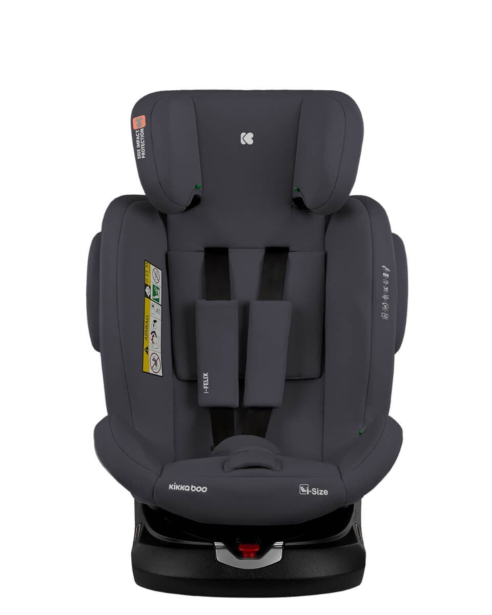 KIKKA BOO Κάθισμα Αυτοκινήτου Isofix i-Size i-Felix Dark Grey (40-150cm)