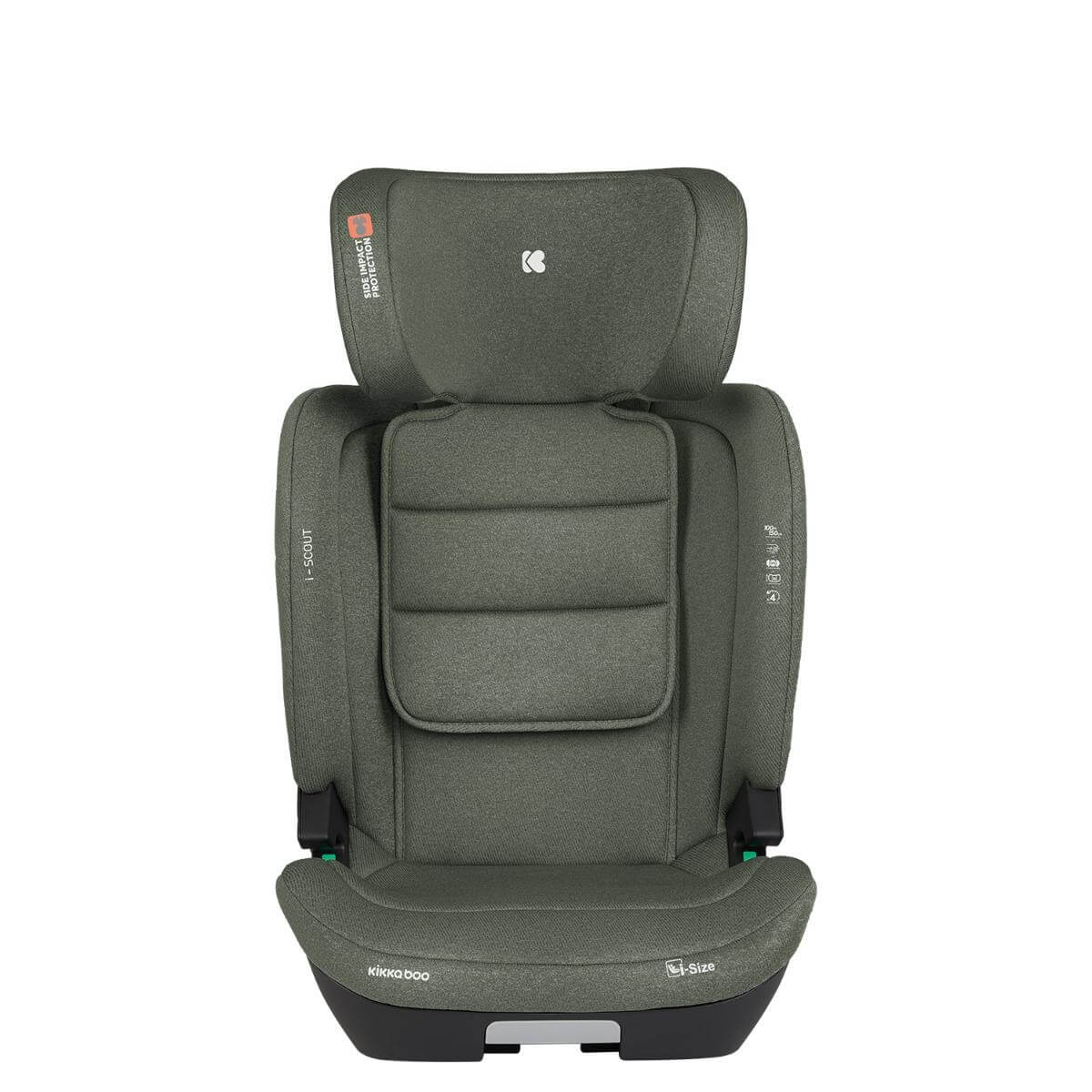 KIKKA BOO Κάθισμα Αυτοκινήτου Isofix i-Size i-Scout Army Green (100-150cm)