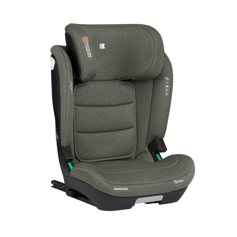 KIKKA BOO Κάθισμα Αυτοκινήτου Isofix i-Size i-Scout Army Green (100-150cm)