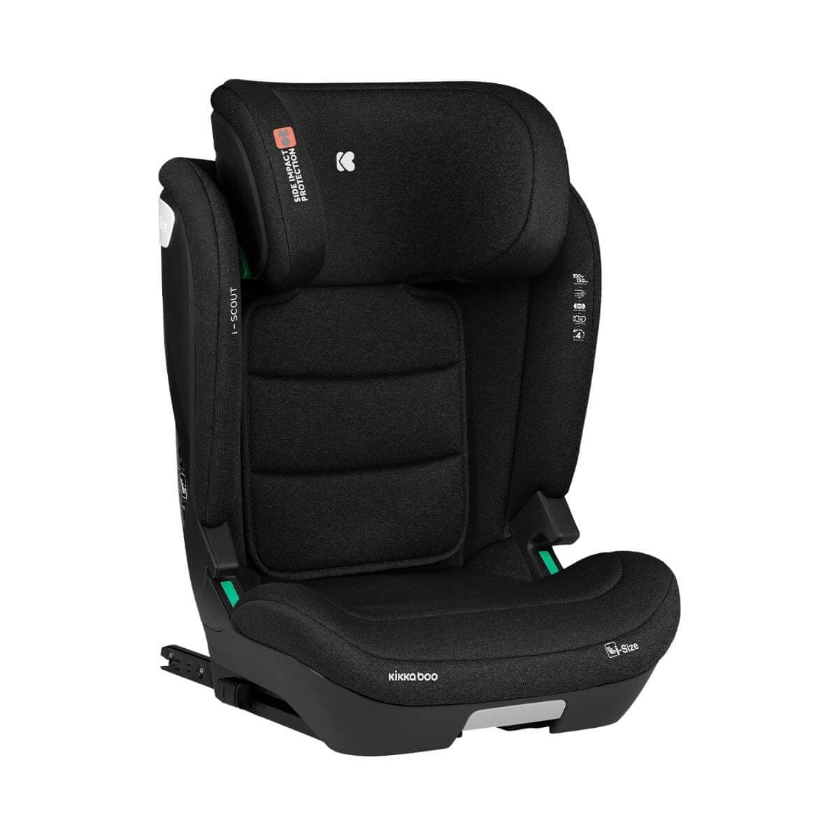 KIKKA BOO Κάθισμα Αυτοκινήτου Isofix i-Size i-Scout Black (100-150cm)