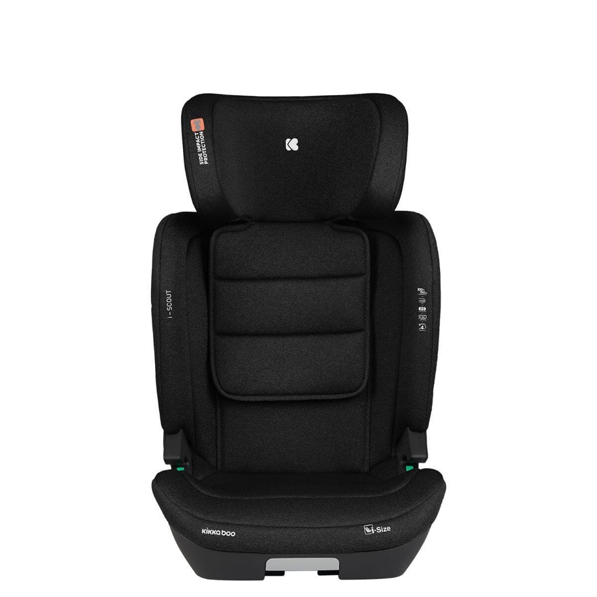 KIKKA BOO Κάθισμα Αυτοκινήτου Isofix i-Size i-Scout Black (100-150cm)