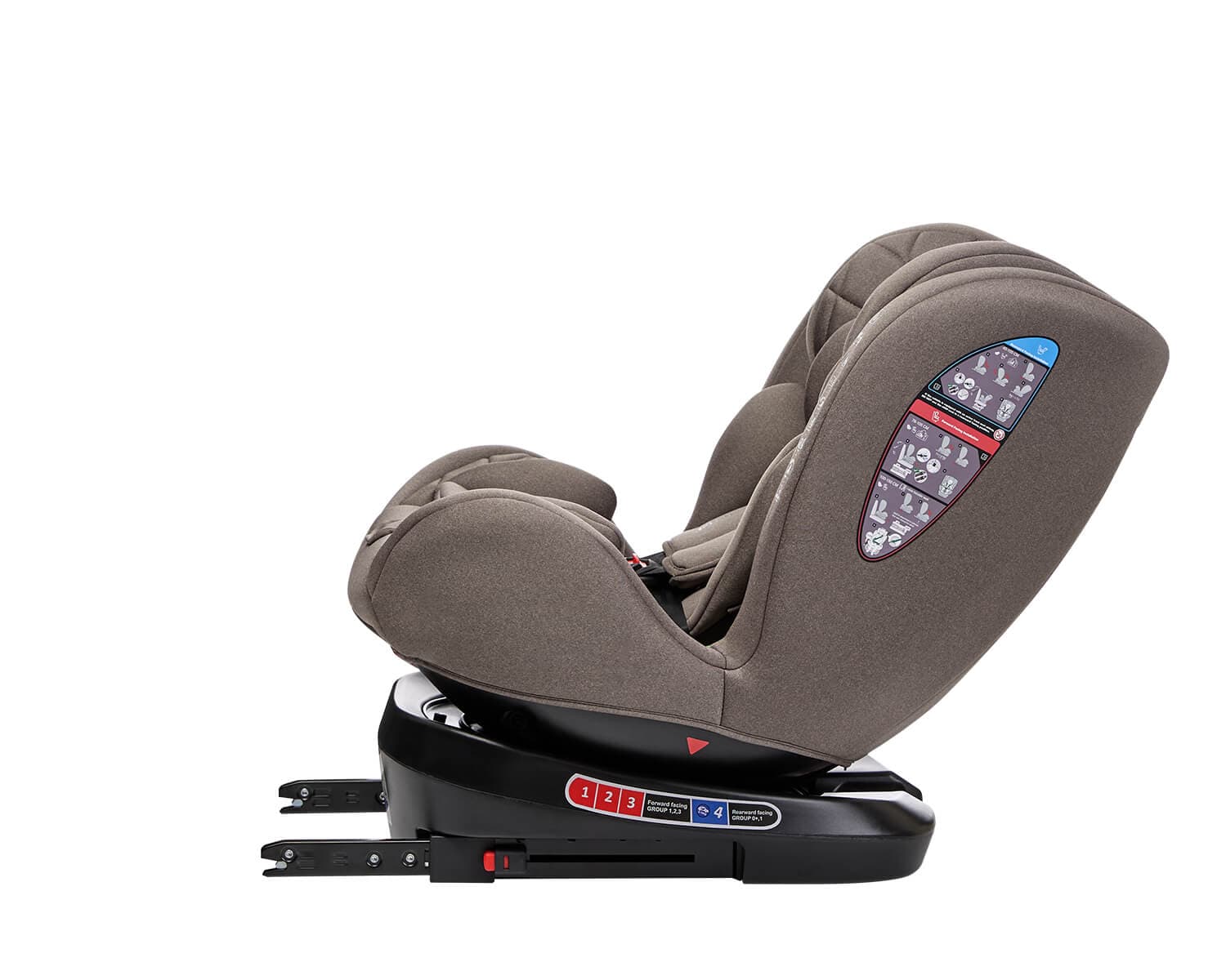 KIKKA BOO Κάθισμα Αυτοκινήτου Isofix i-Size i-Trip Beige (40-150cm)