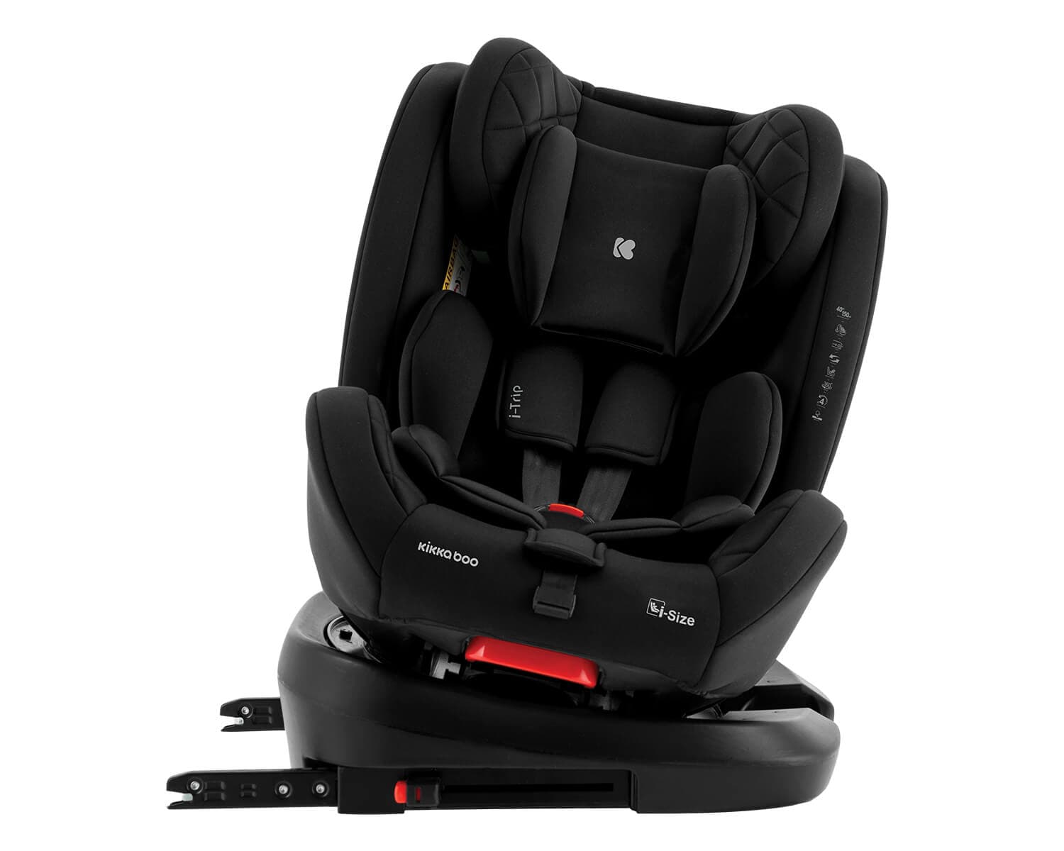 KIKKA BOO Κάθισμα Αυτοκινήτου Isofix i-Size i-Trip Black (40-150cm)