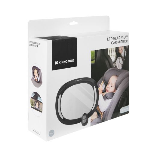 KIKKA BOO Καθρέφτης Αυτοκινήτου Για Μωρά Με LED Φως & Τηλεχειριστήριο 360°