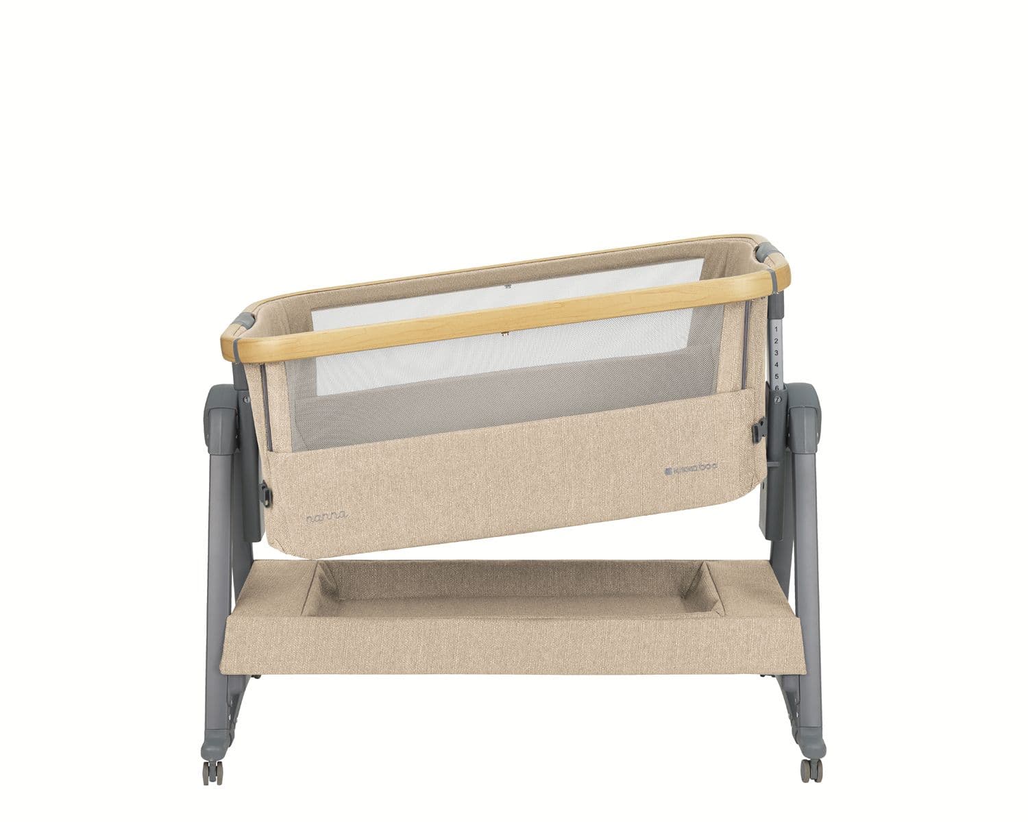 KIKKA BOO Λίκνο Μωρού Με Κουνουπιέρα Nanna 2in1 Beige