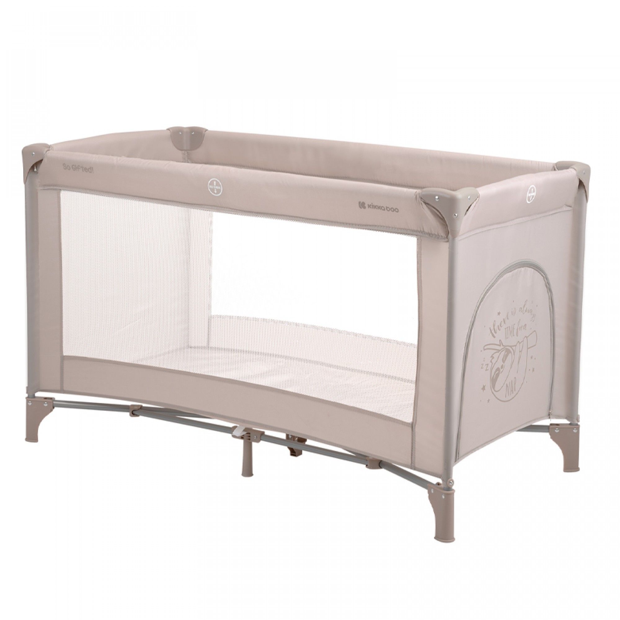 KIKKA BOO Παρκοκρέβατο 1 Επιπέδου So Gifted Beige 2023