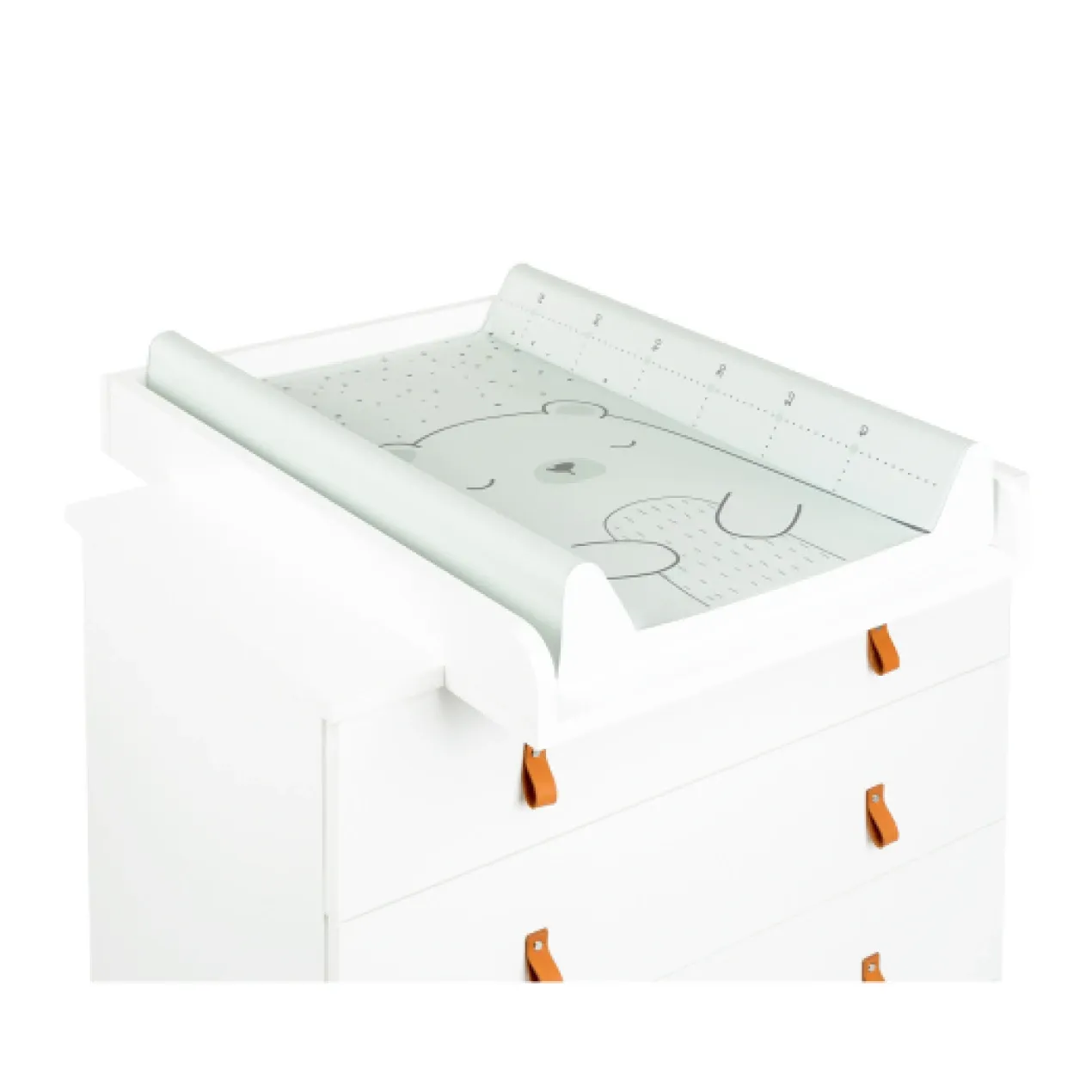 KIKKA BOO Αλλαξιέρα Μωρού Soft PVC Bear With Me Mint (80x50cm)