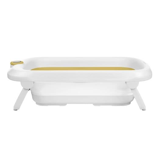 KIKKA BOO Πτυσσόμενη Μπανιέρα Μωρού Με Θερμόμετρο Rio Yellow