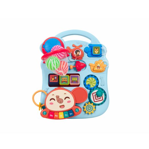 KIKKA BOO Στράτα Περπατούρα Με Τραπεζάκι Δραστηριοτήτων Play & Grow 3in1 Blue (12+ μηνών)