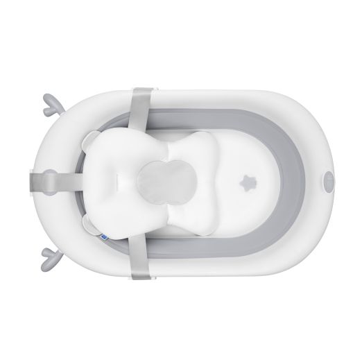 KIKKA BOO Αντιολισθητικό Μαξιλάρι Μπάνιου Μωρού Bear White