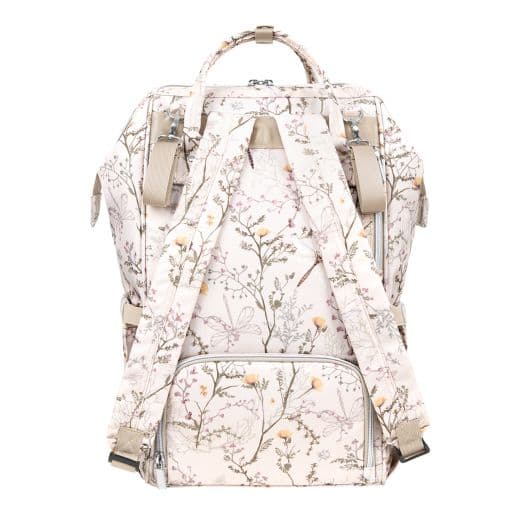 KIKKA BOO Τσάντα Αλλαξιέρα Πλάτης Siena Luxe Secret Garden Beige 2025