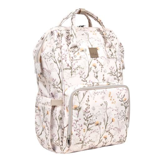 KIKKA BOO Τσάντα Αλλαξιέρα Πλάτης Siena Luxe Secret Garden Beige 2025