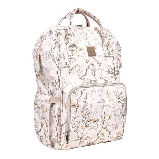 KIKKA BOO Τσάντα Αλλαξιέρα Πλάτης Siena Luxe Secret Garden Beige 2025