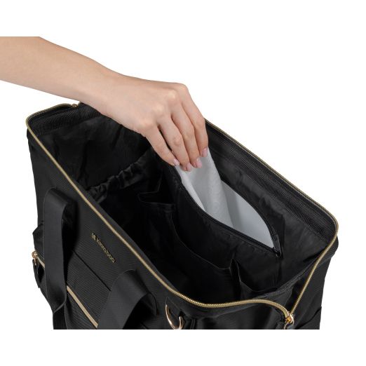 KIKKA BOO Τσάντα Αλλαξιέρα Ώμου Maxi Black 2025