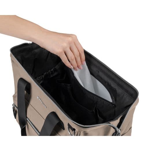 KIKKA BOO Τσάντα Αλλαξιέρα Ώμου Maxi Beige 2025