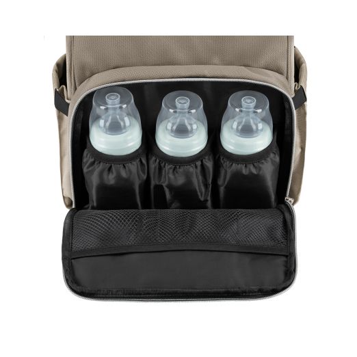 KIKKA BOO Τσάντα Αλλαξιέρα Πλάτης Siena Beige 2025