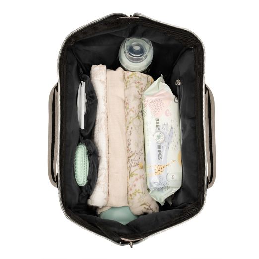 KIKKA BOO Τσάντα Αλλαξιέρα Πλάτης Siena Beige 2025