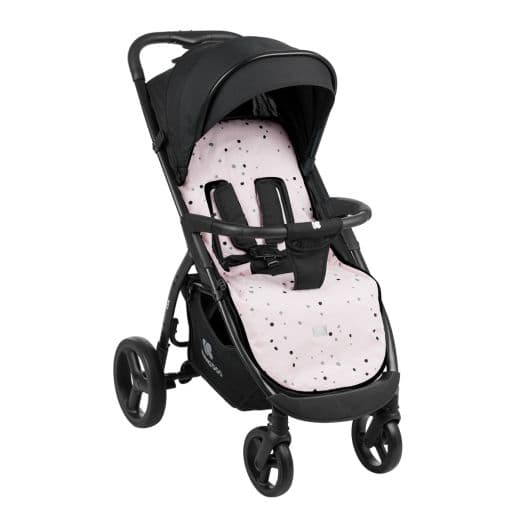 KIKKA BOO Βαμβακερό Κάλυμμα Καροτσιού Bear With Me Pink