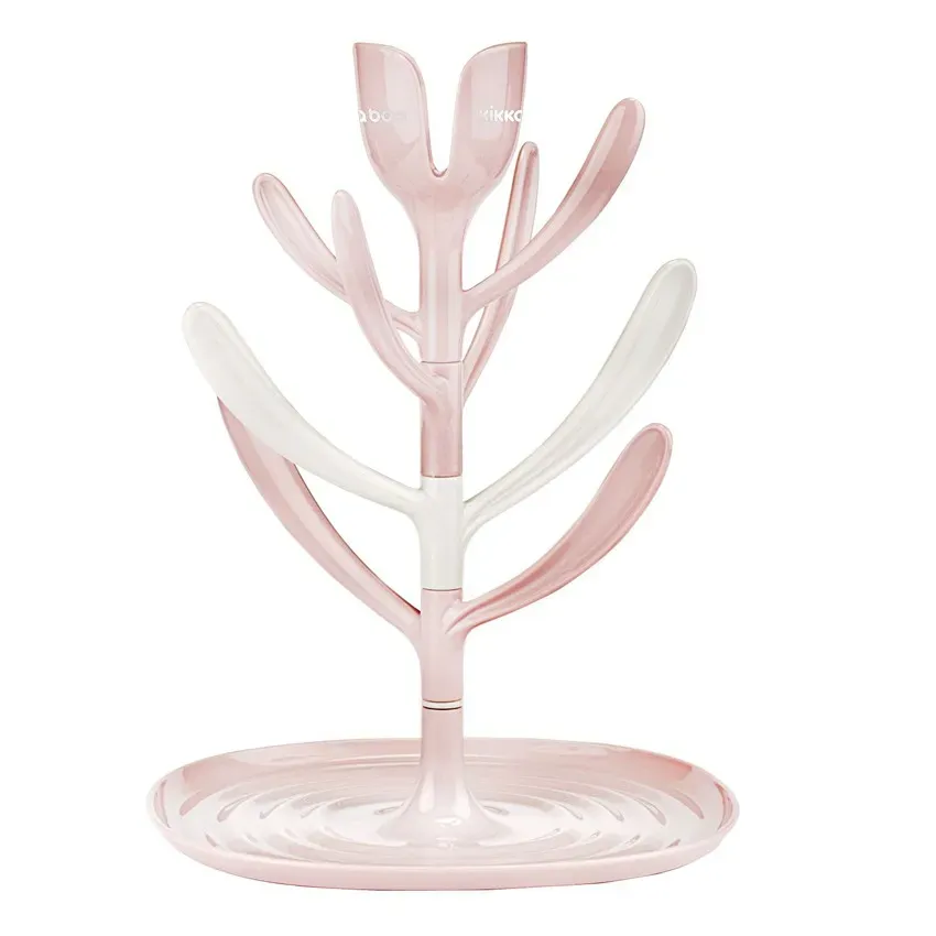 KIKKA BOO Βάση Στεγνώματος Μπιμπερό Tulip Pink