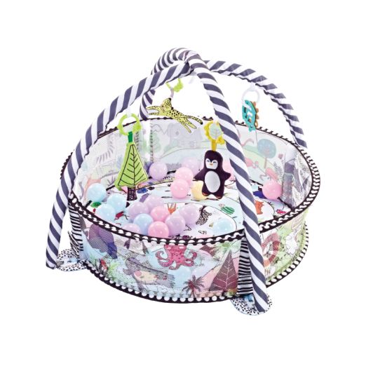 KIKKA BOO Βρεφικό Γυμναστήριο Animals World (Δώρο 30 Πολύχρωμες Μπάλες)