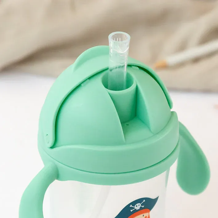 KIOKIDS Εκπαιδευτικό Ποτηράκι Με Καλαμάκι & Βαρίδι Pirate 300ml (6+ μηνών)