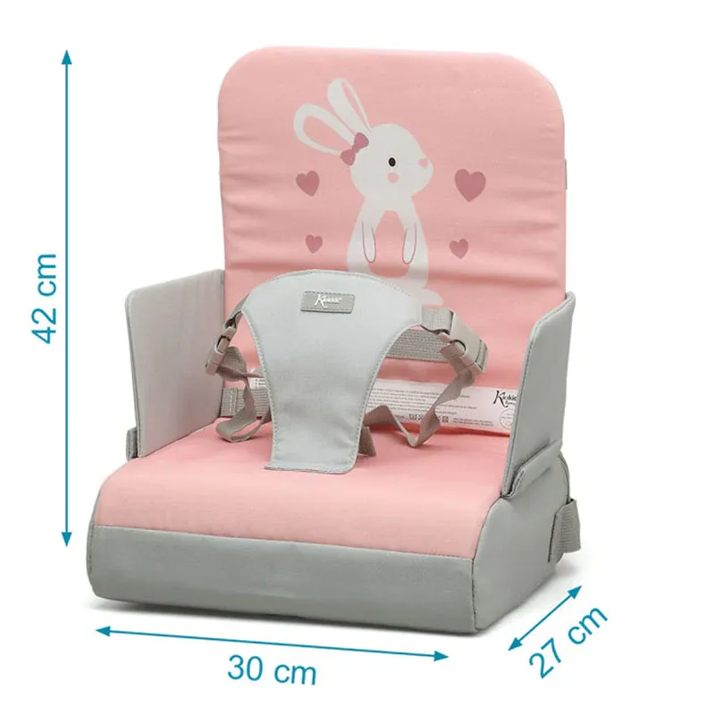 KIOKIDS Φορητό Κάθισμα Φαγητού Lovely Bunny (6-36 μηνών)