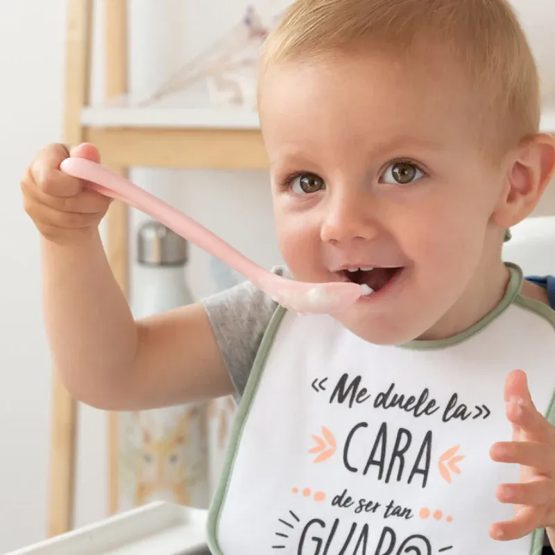 KIOKIDS Εκπαιδευτικό Κουταλάκι Για Μωρά Pink (6+ μηνών)