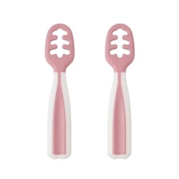 KIOKIDS Κουταλάκια Αυτοσίτισης Για Μωρά Ροζ (6+ μηνών)