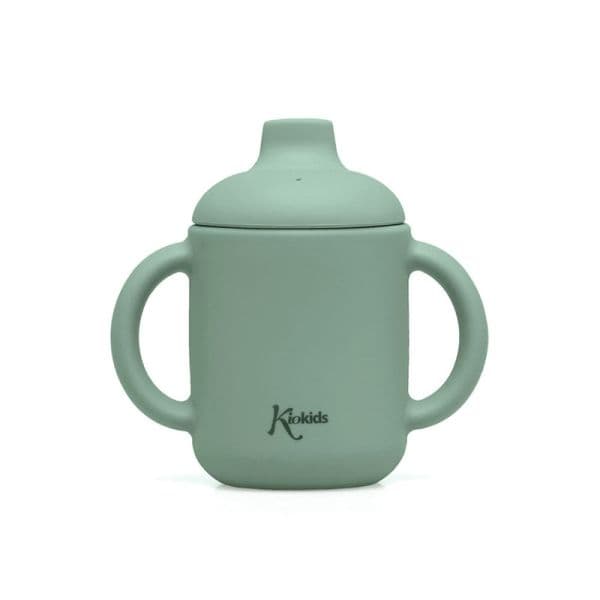 KIOKIDS Ποτήρι Σιλικόνης Με Στόμιο Mint 120ml (4+ μηνών)