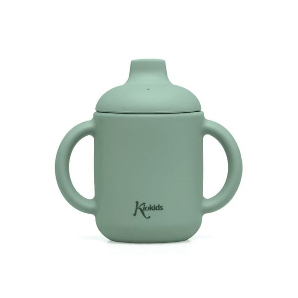 KIOKIDS Ποτήρι Σιλικόνης Με Στόμιο Mint 120ml (4+ μηνών)