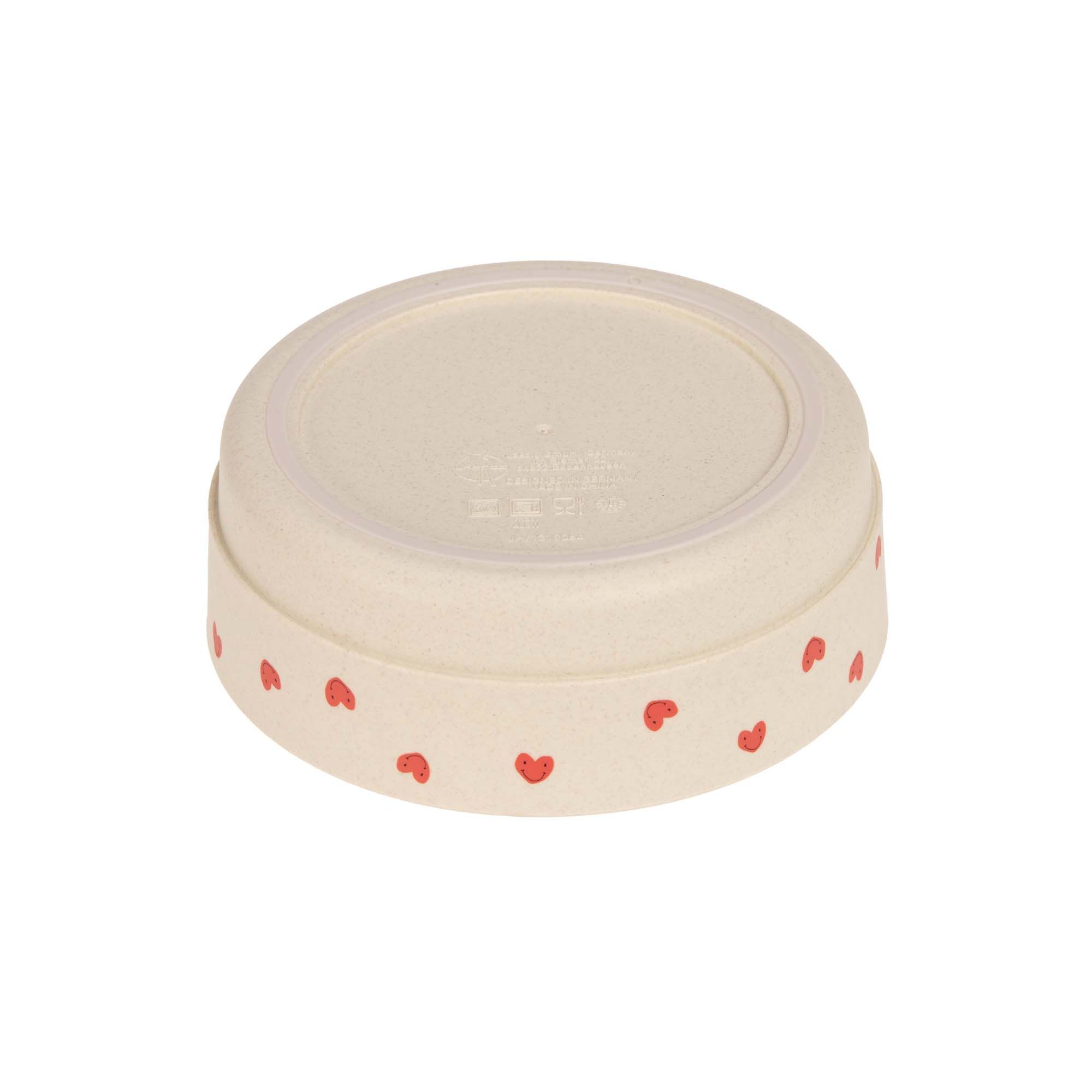 LAESSIG Μπωλ Φαγητού Για Μωρά Happy Rascals Heart (12+ μηνών)