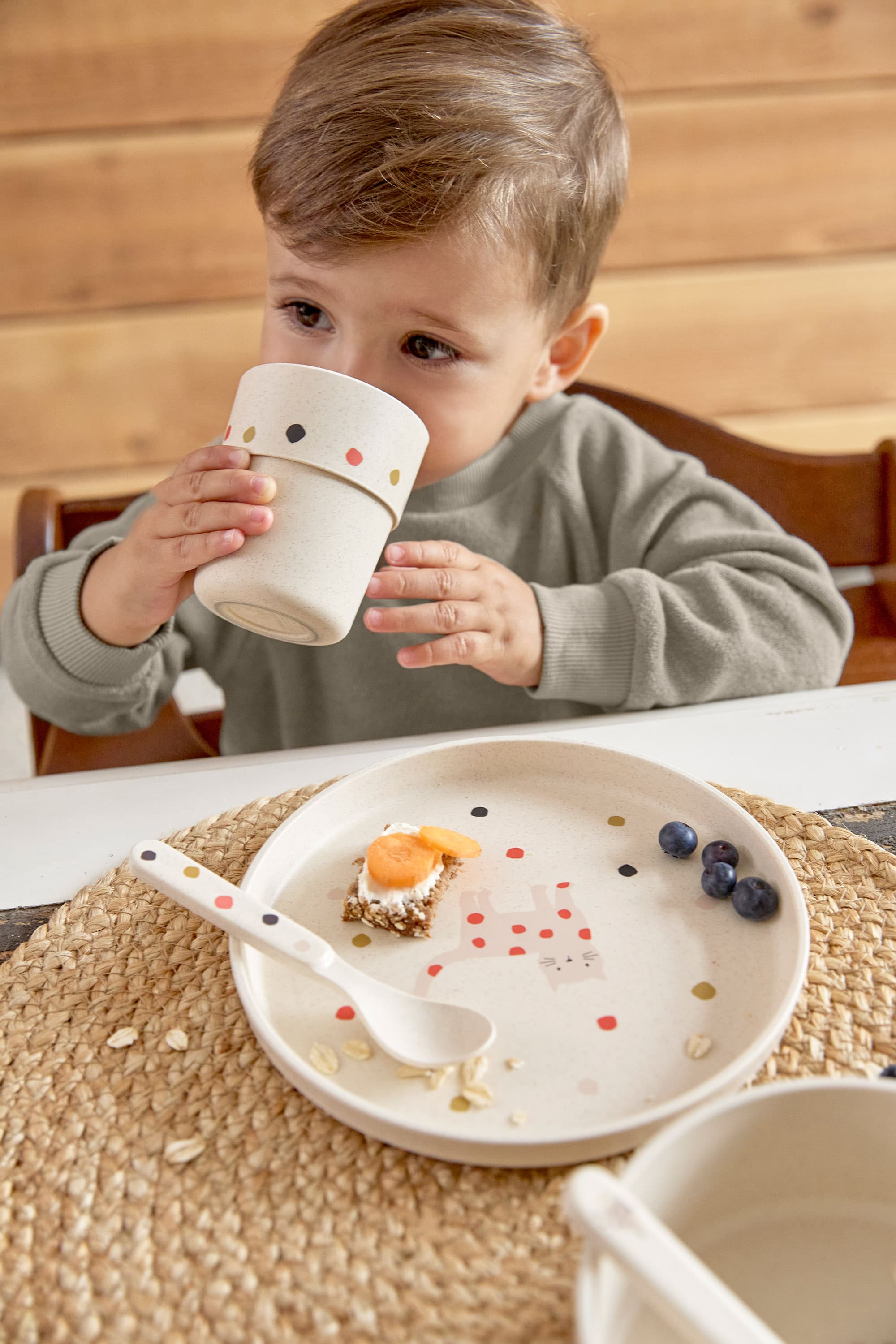 LAESSIG Παιδικό Πιάτο Φαγητού Little Mateys Spicy Orange (12+ μηνών)