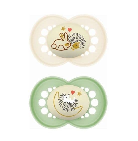 MAM Σετ Πιπίλες Σιλικόνης Original Night Unisex (16+ μηνών)