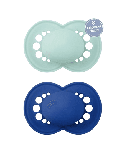 MAM Σετ Πιπίλες Σιλικόνης Colours Of Nature Boy (6-16 μηνών)