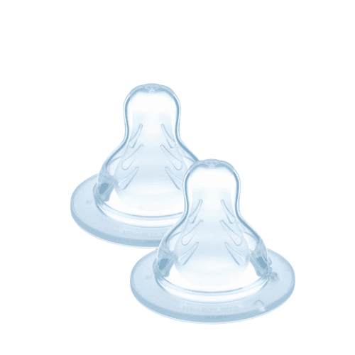 MAM Θηλή Σιλικόνης Που Δεν Στάζει (4+ μηνών) (2 Τεμάχια)